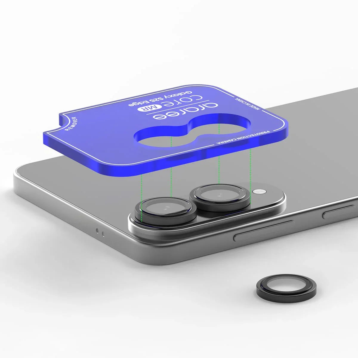 Samsung S25 Edge Araree Metal Ring Camera Lens - Clear Samsung S25 Edge Araree Metal Ring Camera Lens - Clear